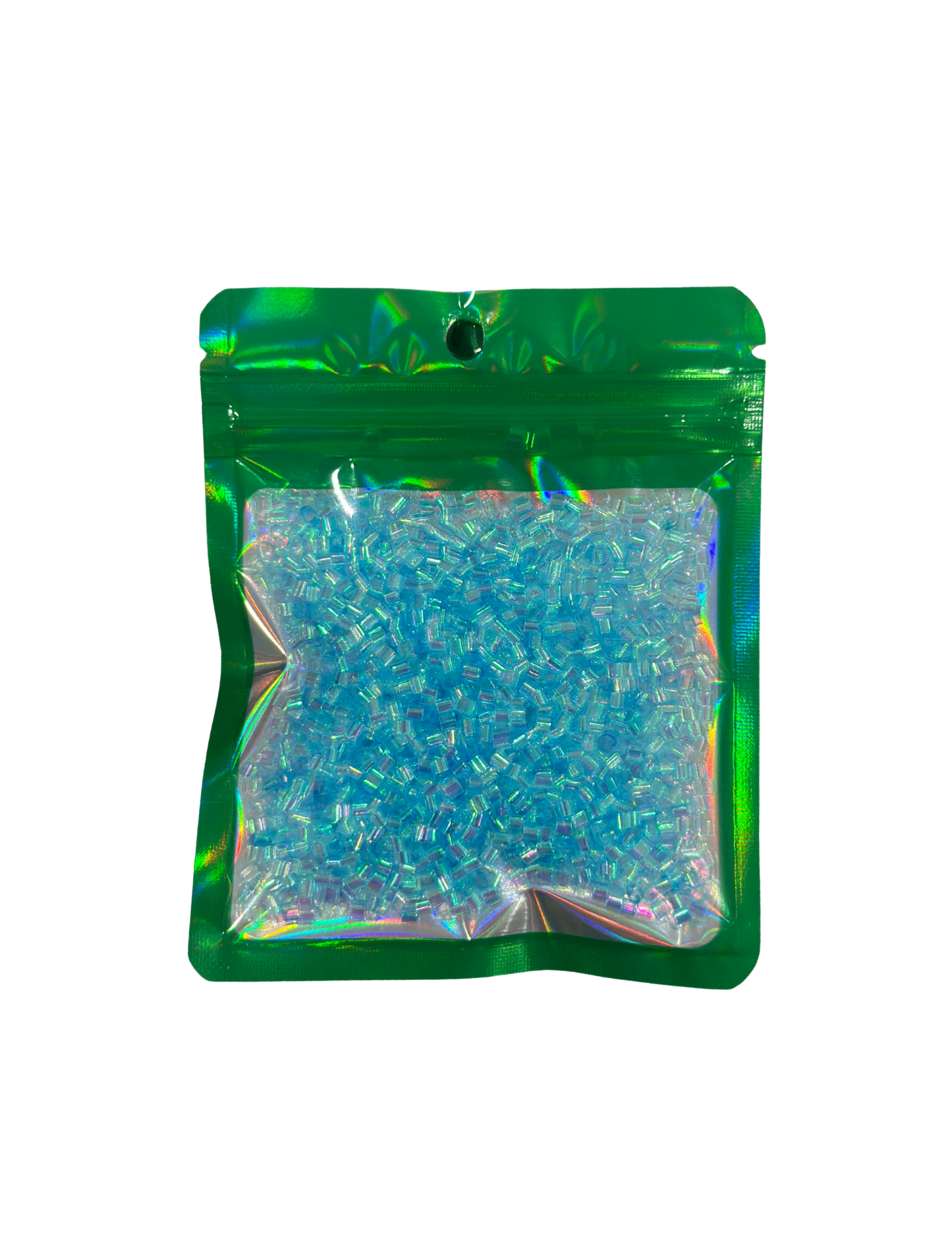 LIGHT BLUE BINGSU BEAD BAG