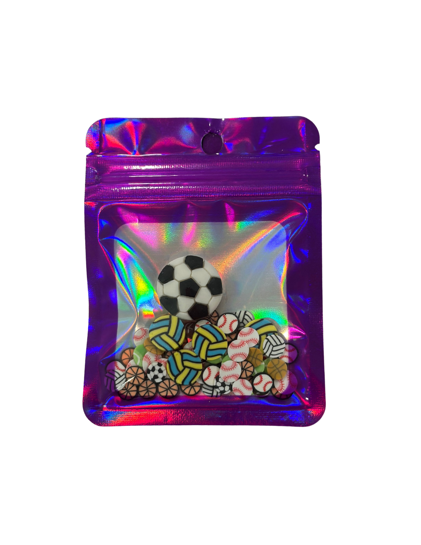 SOCCER BALL SPRINKLES & CHARM BAG