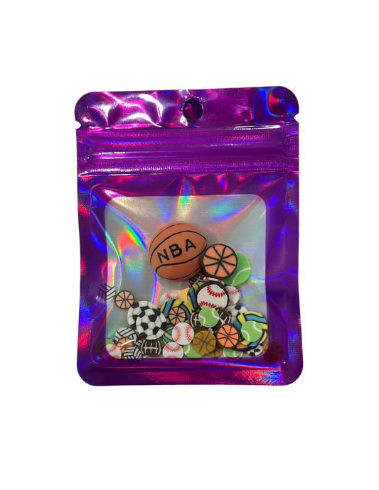 BASKETBALL SPRINKLES & CHARM BAG