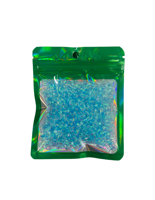 LIGHT BLUE BINGSU BEAD BAG