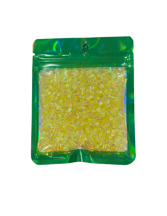YELLOW BINGSU BEAD BAG